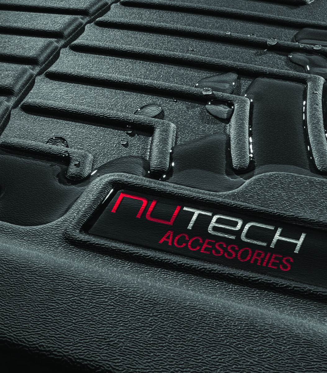 Detailed surface and fitted channels of Nutech floor mats